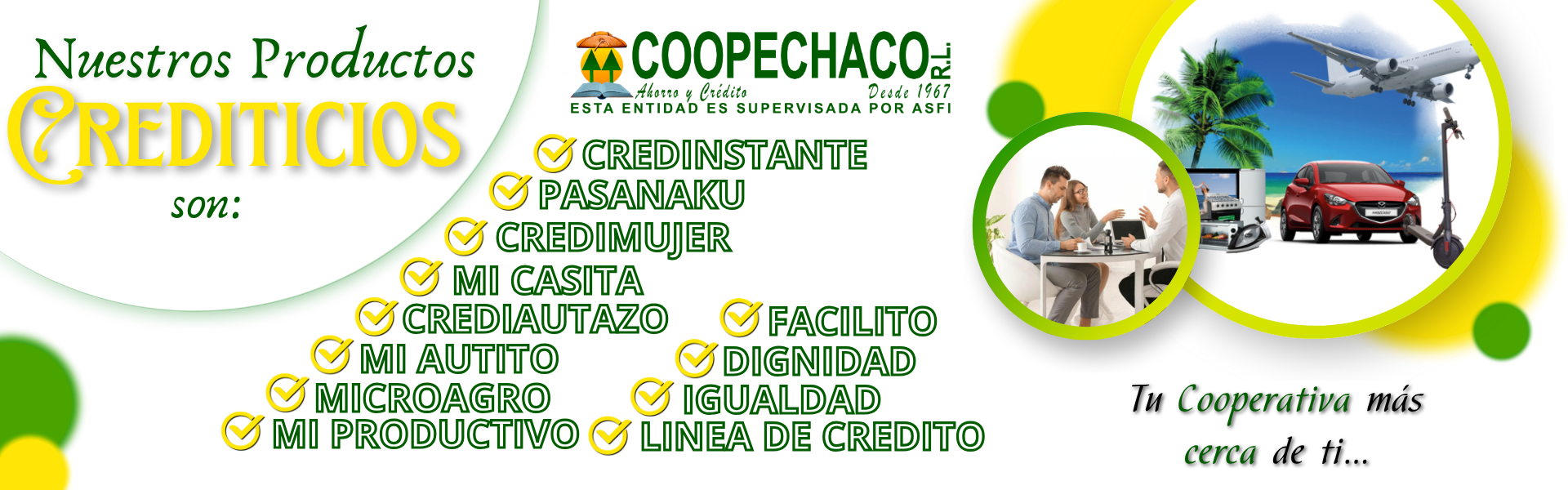 PRODUCTOS CREDITICIOS